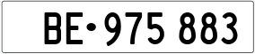 Truck License Plate